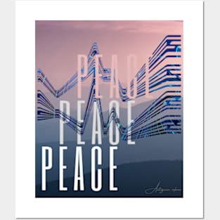 Peace, Unique, custom design, politics, well being, mental health Posters and Art